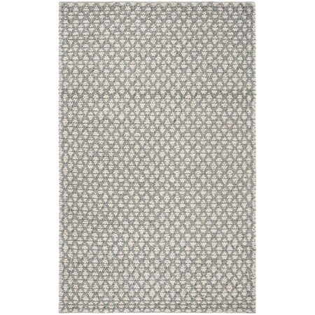 Safavieh 6 x 6 ft. Natura Collection Contemporary Square Hand Woven Rug Grey & Beige NAT404F-6SQ
